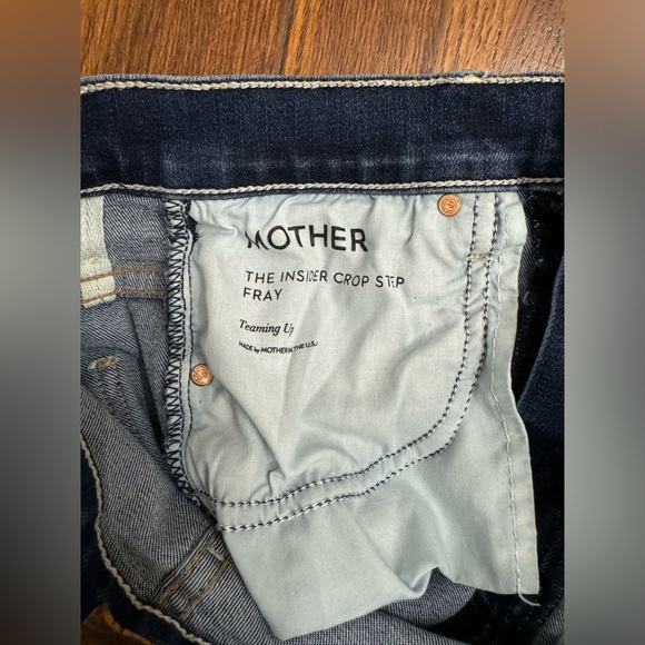 Mother denim the insider crop step fray - Picture 4 of 6